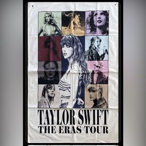 Taylor Swift 2023 Eras Tour Authentic Official Canvas Tapestry Brand 31 x 47